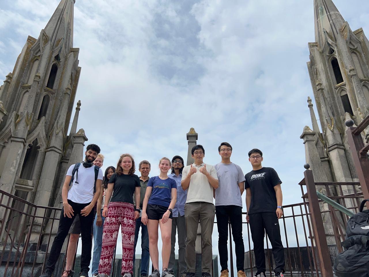 Mitzi group photo - Duke Chapel Climb
