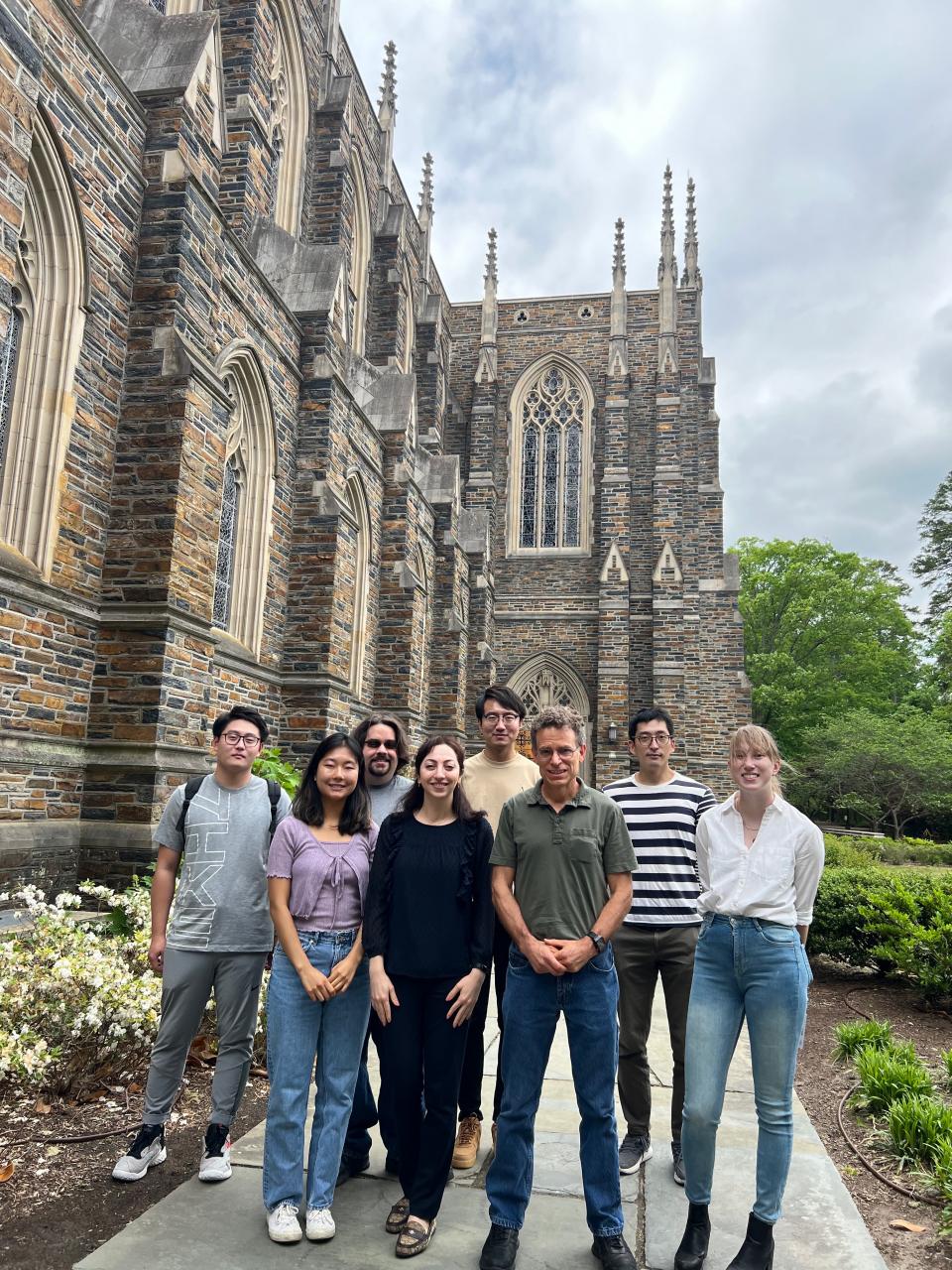 Mitzi group photo - Duke Chapel
