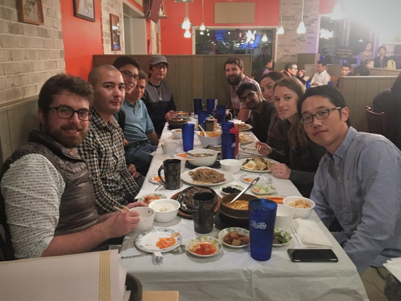 Mitzi group photo - Dinner outing